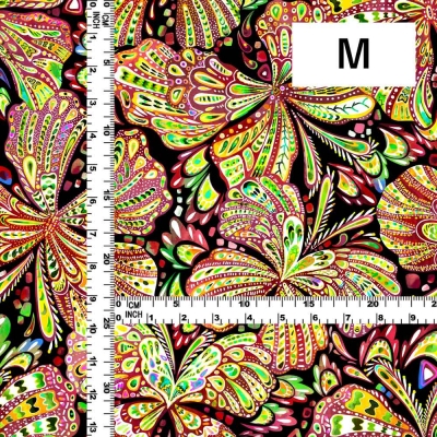 Flamenco Fabric / Butterfly Paisley / JKF-071-RDYE