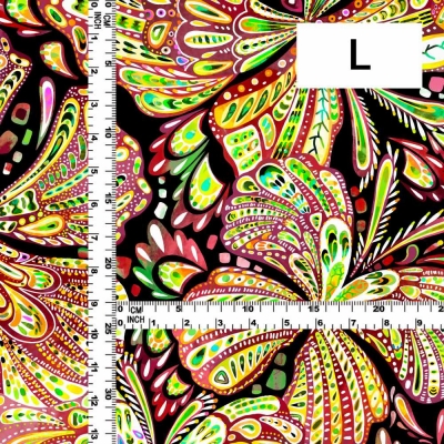 Flamenco Fabric / Butterfly Paisley / JKF-071-RDYE