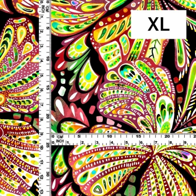 Flamenco Fabric / Butterfly Paisley / JKF-071-RDYE