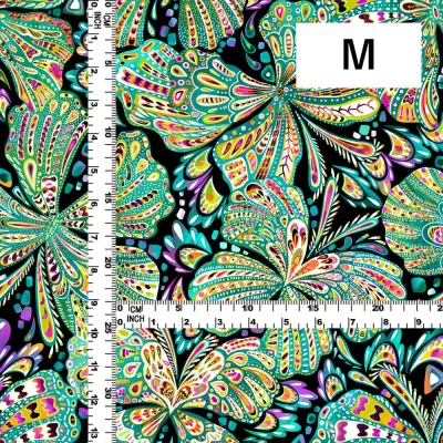 Flamenco Fabric / Butterfly Paisley / JKF-071-TBL