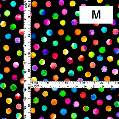 Flamenco Fabric / Dots / JKF-073-BK