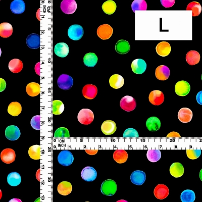 Flamenco Fabric / Dots / JKF-073-BK