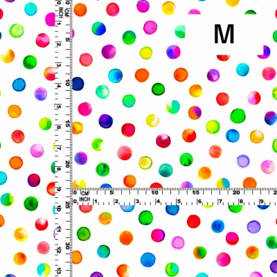 Flamenco Fabric / Dots / JKF-073-WH