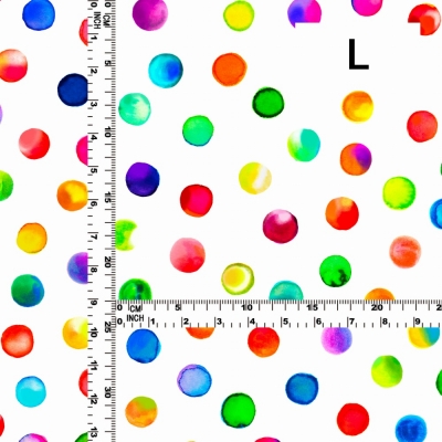Flamenco Fabric / Dots / JKF-073-WH