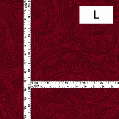 Flamenco Fabric / Paisley / JKF-075-RD