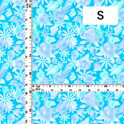 Flamenco Fabric / Floral / JKF-077-BL