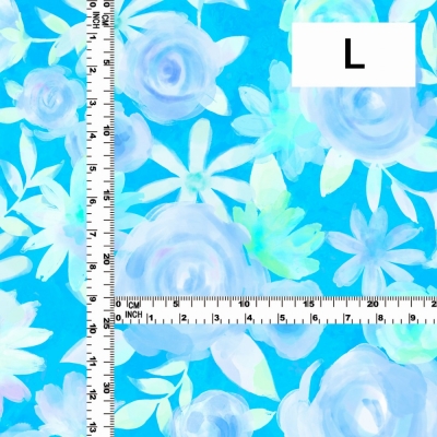 Flamenco Fabric / Floral / JKF-077-BL