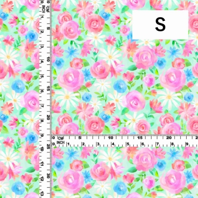 Flamenco Fabric / Floral / JKF-077-LBLPI