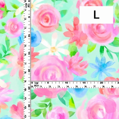 Flamenco Fabric / Floral / JKF-077-LBLPI