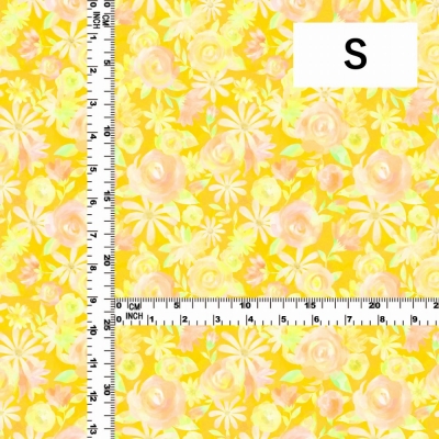 Flamenco Fabric / Floral / JKF-077-YE