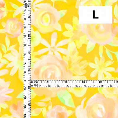 Flamenco Fabric / Floral / JKF-077-YE