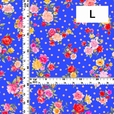 Flamenco Fabric / Rose&Carnation / JKF-079-BL