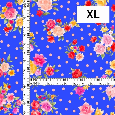 Flamenco Fabric / Rose&Carnation / JKF-079-BL