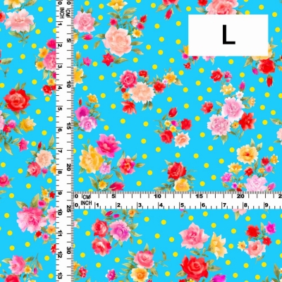 Flamenco Fabric / Rose&Carnation / JKF-079-LBL