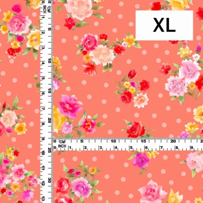 Flamenco Fabric / Rose&Carnation / JKF-079-PI