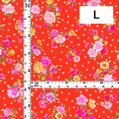 Flamenco Fabric / Rose&Carnation / JKF-079-RD