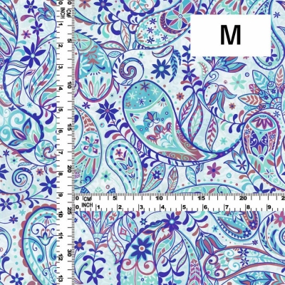 Flamenco Fabric / Paisley / JKF-081-BL