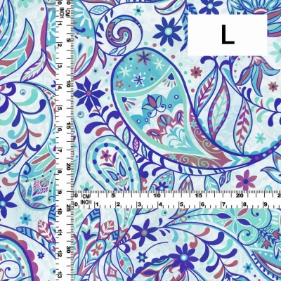 Flamenco Fabric / Paisley / JKF-081-BL