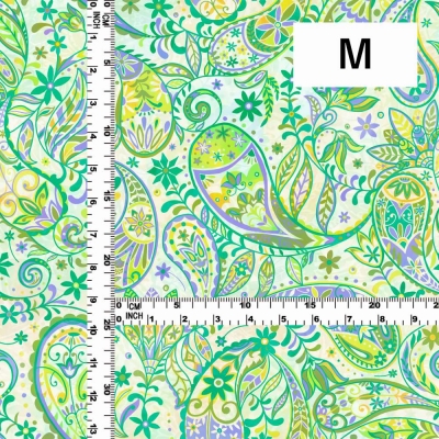 Flamenco Fabric / Paisley / JKF-081-GR