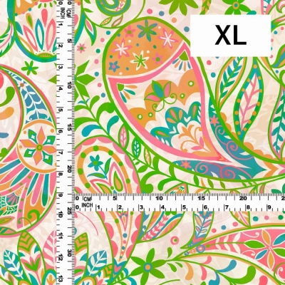 Flamenco Fabric / Paisley / JKF-081-YEGR