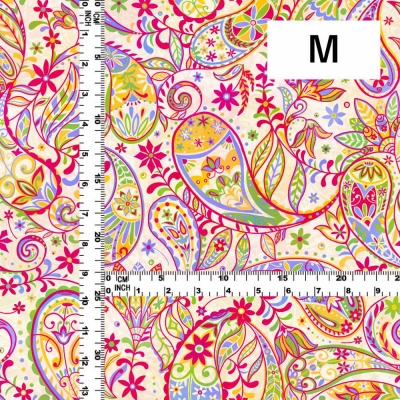 Flamenco Fabric / Paisley / JKF-081-YEPI