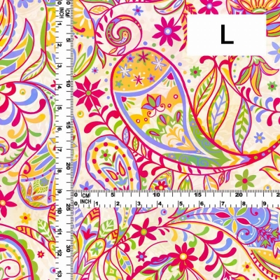 Flamenco Fabric / Paisley / JKF-081-YEPI