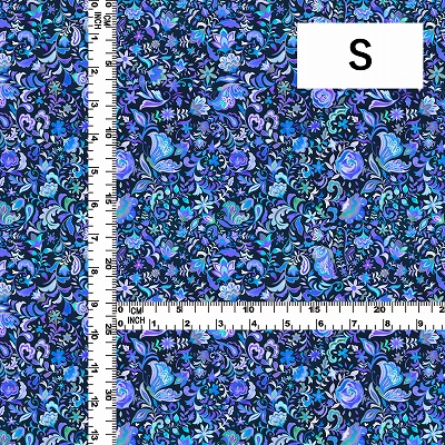 Flamenco Fabric / Butterfly Paisley / JKF-085-BL