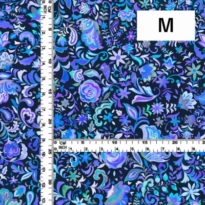 Flamenco Fabric / Butterfly Paisley / JKF-085-BL