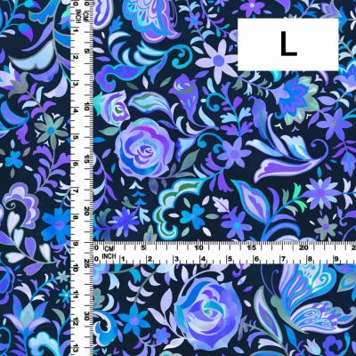 Flamenco Fabric / Butterfly Paisley / JKF-085-BL