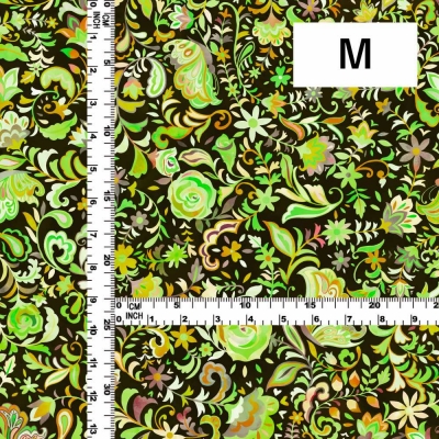 Flamenco Fabric / Butterfly Paisley / JKF-085-GR