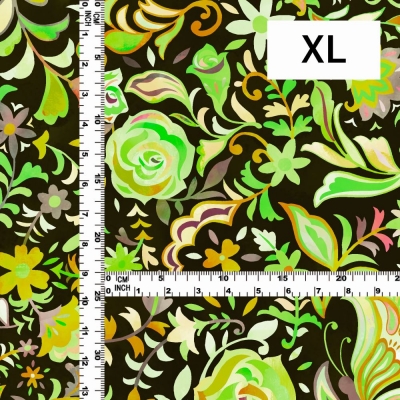 Flamenco Fabric / Butterfly Paisley / JKF-085-GR