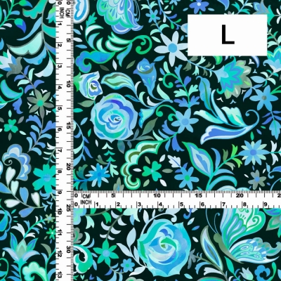 Flamenco Fabric / Butterfly Paisley / JKF-085-TBL