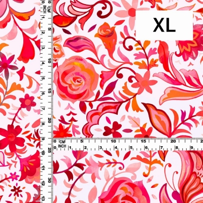 Flamenco Fabric / Butterfly Paisley / JKF-085-WHPI