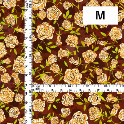Flamenco Fabric / Rose Paisley / JKF-087-BR