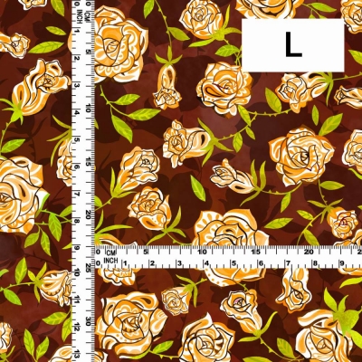Flamenco Fabric / Rose Paisley / JKF-087-BR