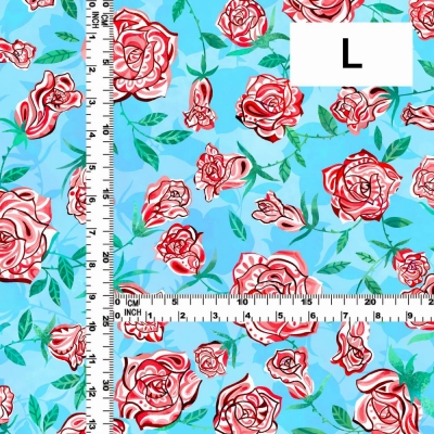 Flamenco Fabric / Rose Paisley / JKF-087-LBL