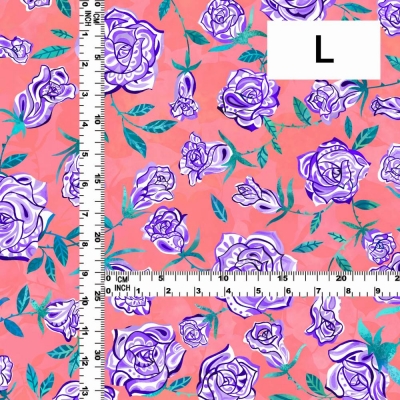 Flamenco Fabric / Rose Paisley / JKF-087-PI