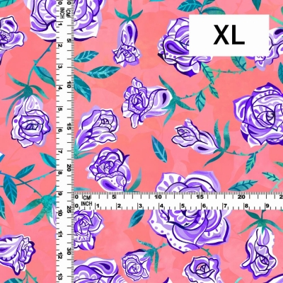 Flamenco Fabric / Rose Paisley / JKF-087-PI