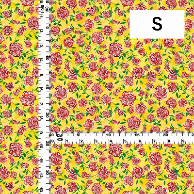 Flamenco Fabric / Rose Paisley / JKF-087-YE