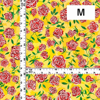 Flamenco Fabric / Rose Paisley / JKF-087-YE