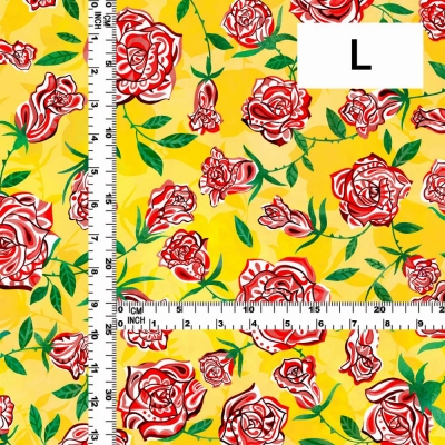 Flamenco Fabric / Rose Paisley / JKF-087-YE