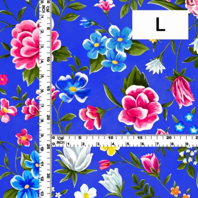 Flamenco Fabric / Floral / JKF-089-BL