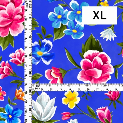 Flamenco Fabric / Floral / JKF-089-BL