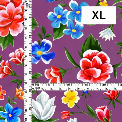 Flamenco Fabric / Floral / JKF-089-PU