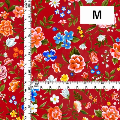 Flamenco Fabric / Floral / JKF-089-RD