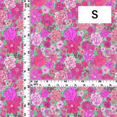 Flamenco Fabric / Modern Flower / JKF-091-GRPI