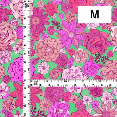 Flamenco Fabric / Modern Flower / JKF-091-GRPI