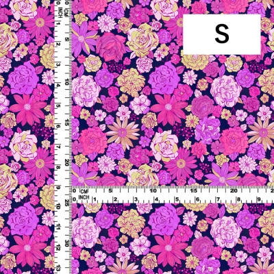 Flamenco Fabric / Modern Flower / JKF-091-NVPI