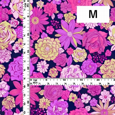 Flamenco Fabric / Modern Flower / JKF-091-NVPI