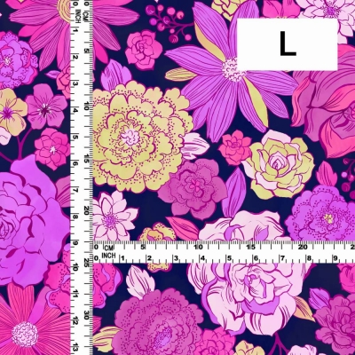 Flamenco Fabric / Modern Flower / JKF-091-NVPI